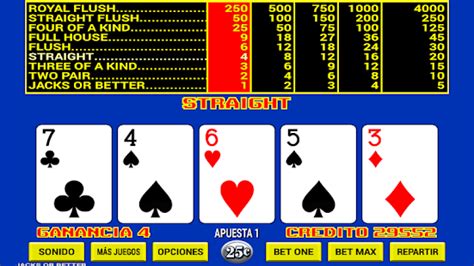 video poker gratis computer